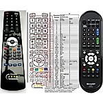 SHARP RRMCGA896WJSA -   


kompatibilis General márkájú távirányító