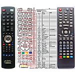 ECG 22DHD144PVR, 22DHD162PVR, 22LED301, 22LHD143, 22LHD163PVR, 24DFHD142PVR, 24LED302PVR -   


kompatibilis General márkájú távirányító
