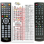 OPENSAT 9700 HDPVR, 9900 HDPVR -   


kompatibilis General márkájú távirányító